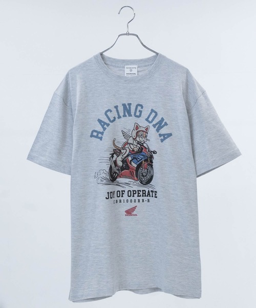 JOHN'S CLOSET（ジョンズクローゼット）の「【NV】〔HONDA/ホンダ〕アソートイラスト プリントTシャツ（Tシャツ/カットソー・メンズ・グレー系4/グレー系5/ホワイト系4/ホワイト系6/グレー系1/グレー系6/ホワイト系3/ホワイト系5/ホワイト系1/ホワイト系2/グレー系2/グレー系3・LARGE/X-LARGE/MEDIUM）」の11枚目の写真