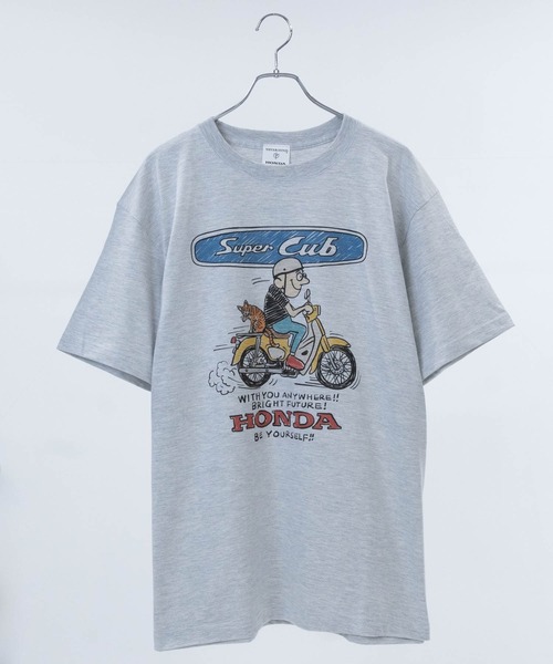 JOHN'S CLOSET（ジョンズクローゼット）の「【NV】〔HONDA/ホンダ〕アソートイラスト プリントTシャツ（Tシャツ/カットソー・メンズ・グレー系4/グレー系5/ホワイト系4/ホワイト系6/グレー系1/グレー系6/ホワイト系3/ホワイト系5/ホワイト系1/ホワイト系2/グレー系2/グレー系3・LARGE/X-LARGE/MEDIUM）」の12枚目の写真