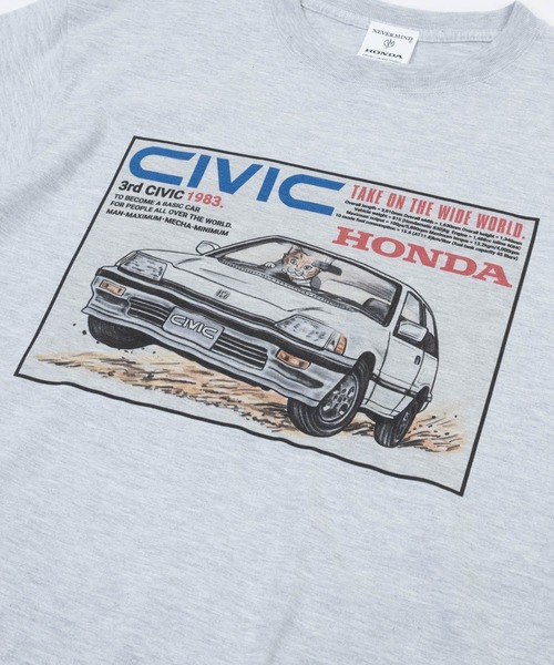 JOHN'S CLOSET（ジョンズクローゼット）の「【NV】〔HONDA/ホンダ〕アソートイラスト プリントTシャツ（Tシャツ/カットソー・メンズ・グレー系4/グレー系5/ホワイト系4/ホワイト系6/グレー系1/グレー系6/ホワイト系3/ホワイト系5/ホワイト系1/ホワイト系2/グレー系2/グレー系3・LARGE/X-LARGE/MEDIUM）」の21枚目の写真