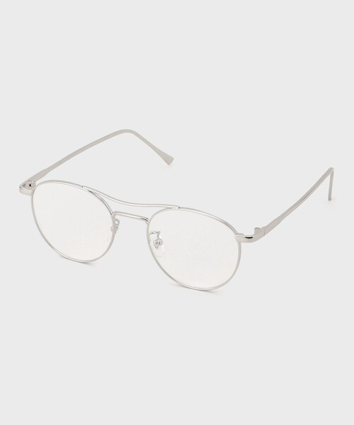 tk.TAKEO KIKUCHI(ティーケータケオキクチ)の「ダブルブリッジ&リムレスメガネ(サングラス・メンズ・シルバー/シルバー系1/シルバー系・00)」の2枚目の写真