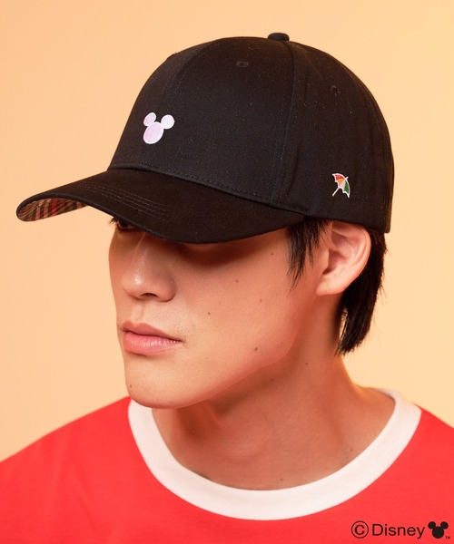 Disney(ディズニー)の「Mickey/Arnold Palmer/シェアキャップ(キャップ・レディース・ライトベージュ/ブラック・F)」の2枚目の写真