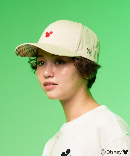 Disney(ディズニー)の「Mickey/Arnold Palmer/シェアキャップ(キャップ・レディース・ライトベージュ/ブラック・F)」の8枚目の写真