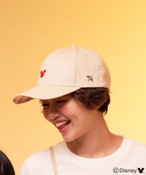 Disney(ディズニー)の「Mickey/Arnold Palmer/シェアキャップ(キャップ・レディース・ライトベージュ/ブラック・F)」の9枚目の写真