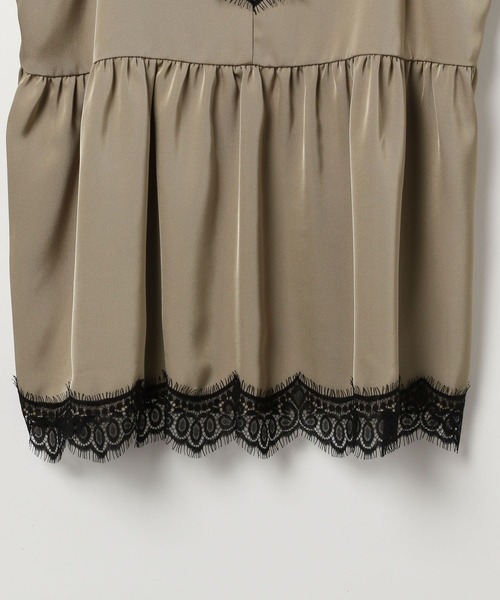 BAYFLOW（ベイフロー）の「【EF(エフ)】レースキャミソール（WOMEN）（キャミソール・レディース・ベージュ/チャコール・FREE）」の10枚目の写真