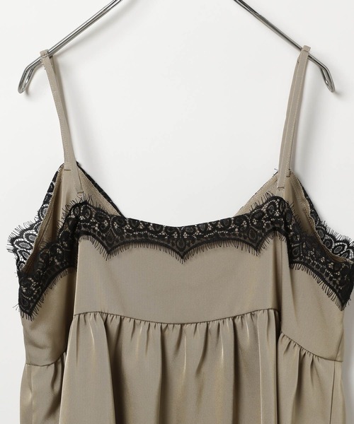 BAYFLOW（ベイフロー）の「【EF(エフ)】レースキャミソール（WOMEN）（キャミソール・レディース・ベージュ/チャコール・FREE）」の11枚目の写真