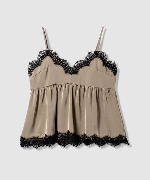 BAYFLOW（ベイフロー）の「【EF(エフ)】レースキャミソール（WOMEN）（キャミソール・レディース・ベージュ/チャコール・FREE）」の15枚目の写真