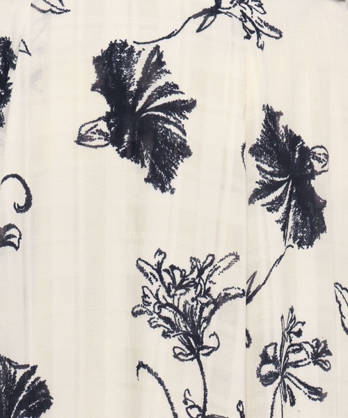 mysty woman(ミスティウーマン)の「アソートシアージャカードスカート 584707(スカート・レディース・ブラック系その他/アイボリー/ホワイト系その他/モカ・FREE)」の8枚目の写真