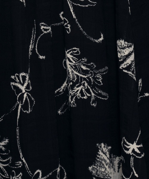 mysty woman(ミスティウーマン)の「アソートシアージャカードスカート 584707(スカート・レディース・ブラック系その他/アイボリー/ホワイト系その他/モカ・FREE)」の6枚目の写真