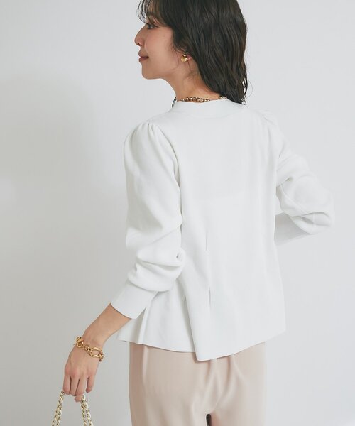 セール】Vネックペプラムカーディガン（カーディガン/ボレロ