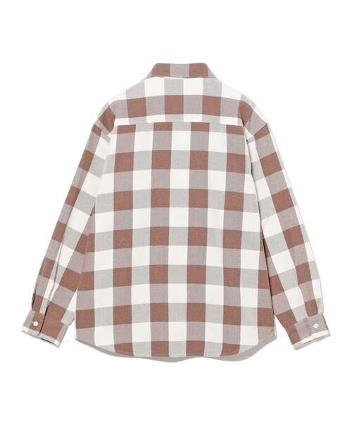 B:MING by BEAMS（ビーミングバイビームス）の「ユーズド ネルチェック シャツ（シャツ/ブラウス・メンズ・ブラウン/ブルー・S/M/L/XL）」の10枚目の写真
