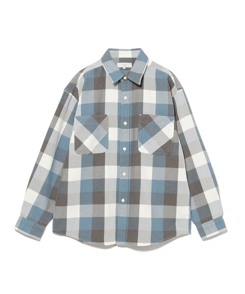 B:MING by BEAMS（ビーミングバイビームス）の「ユーズド ネルチェック シャツ（シャツ/ブラウス・メンズ・ブラウン/ブルー・S/M/L/XL）」の12枚目の写真
