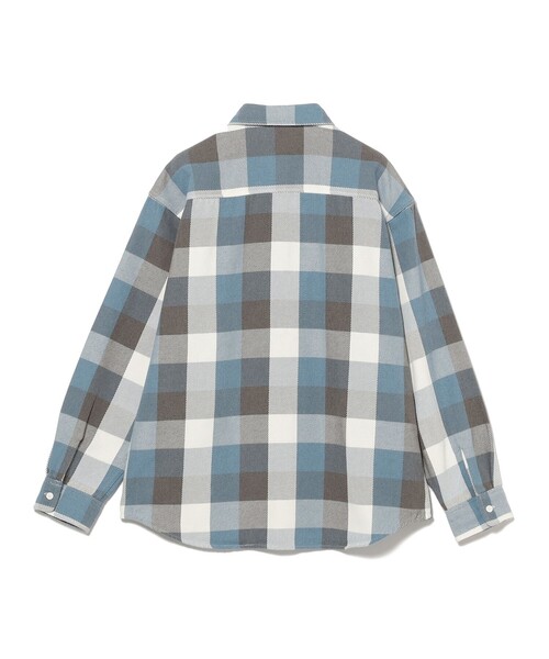 B:MING by BEAMS（ビーミングバイビームス）の「ユーズド ネルチェック シャツ（シャツ/ブラウス・メンズ・ブラウン/ブルー・S/M/L/XL）」の13枚目の写真