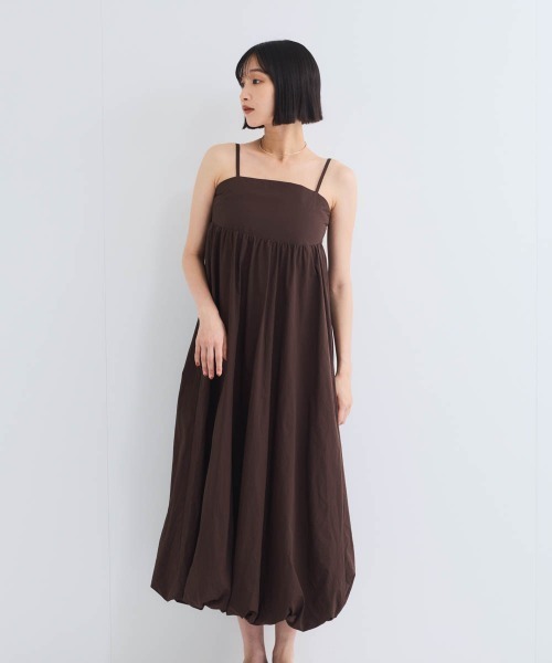 VICKY(ビッキー)の「バルーンキャミワンピース≪手洗い可能≫(ワンピース・レディース・アイボリー/ブラック/ブラウン・M)」の3枚目の写真