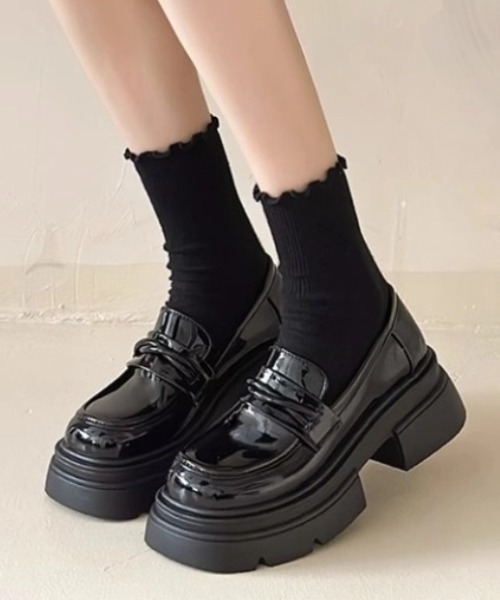yuue' ( wear )（ユーイ）の「シンプル厚底ローファー（ローファー・レディース・ブラック系その他/ブラック・23.5cm/24.5cm/23.0cm/24.0cm）」の10枚目の写真