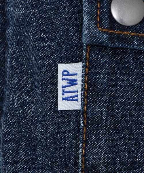 CIAOPANIC（チャオパニック）の「【ANTI WARP /アンチワープ】襟レザーデニムハンティングジャケット（ブルゾン・レディース・ベージュ/ピンク/ブルー・LARGE/MEDIUM）」の5枚目の写真