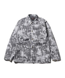 BEAMS PLUS | P-Man Jacket Supima Herringbone on Paint Print(ブルゾン)