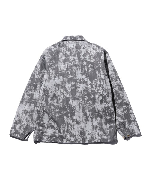 BEAMS PLUS(ビームスプラス)の「スーピマ ヘリンボーン プリント カバーオール(ブルゾン・メンズ・グレー/ブルー/オリーブ・L/M/S/XL)」の12枚目の写真