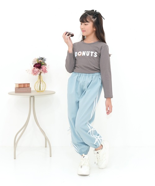 Bee des Bee（ビーデスビー）の「ラインリボン パラシュートパンツ（その他パンツ・キッズ・ブラック/ライトブルー/ピンク・100cm/130cm/150cm/160cm/120cm/110cm/140cm）」の14枚目の写真