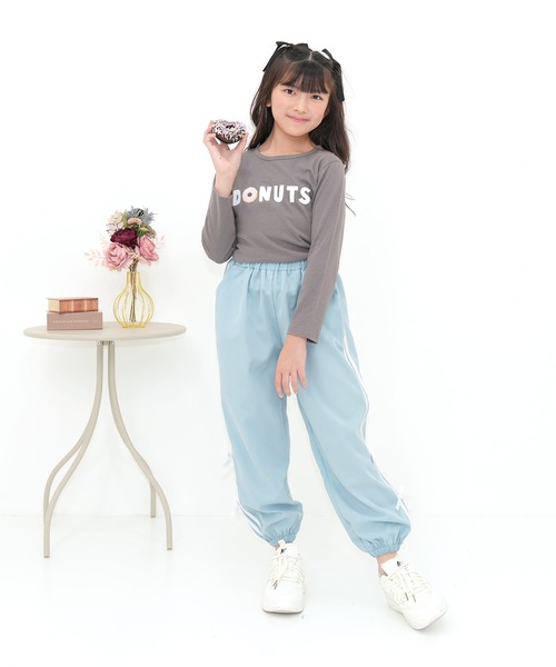 Bee des Bee（ビーデスビー）の「ラインリボン パラシュートパンツ（その他パンツ・キッズ・ブラック/ライトブルー/ピンク・100cm/130cm/150cm/160cm/120cm/110cm/140cm）」の16枚目の写真