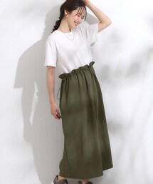 Cutie Blonde | ウエストドロストドッキングワンピース(ワンピース)