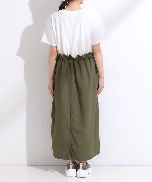 Cutie Blonde（キューティーブロンド）の「【S-LL】シルエットが変えられる ドッキングワンピース（ワンピース・レディース・ブラック/カーキ系3・04/03/02/01）」の13枚目の写真