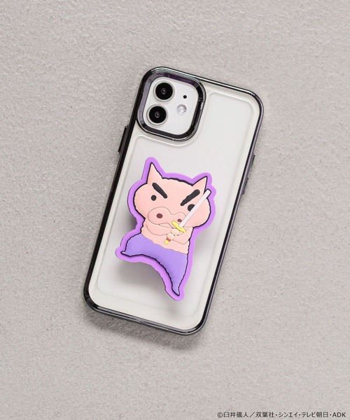 Me%（ミィパーセント）の「【クレヨンしんちゃん】モバイルフォングリップ　576584（スマホグッズ・レディース・ブルー系その他/その他1/ホワイト/オフホワイト/イエロー系その他・FREE）」の4枚目の写真