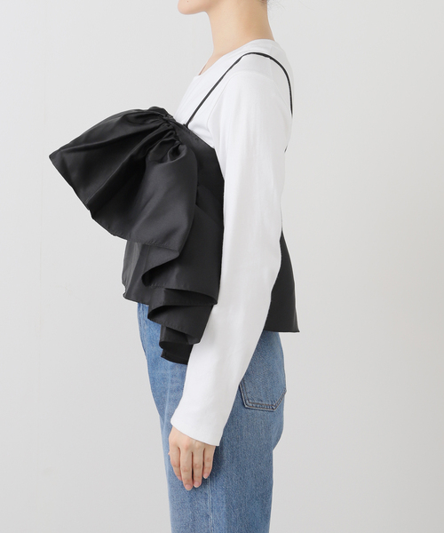 MARQUES ALMEIDA（マルケスアルメイダ）の「【MARQUES ALMEIDA/マルケスアルメイダ】FRONT FRILL TOP（シャツ/ブラウス・レディース・ブラック・FREE）」の16枚目の写真