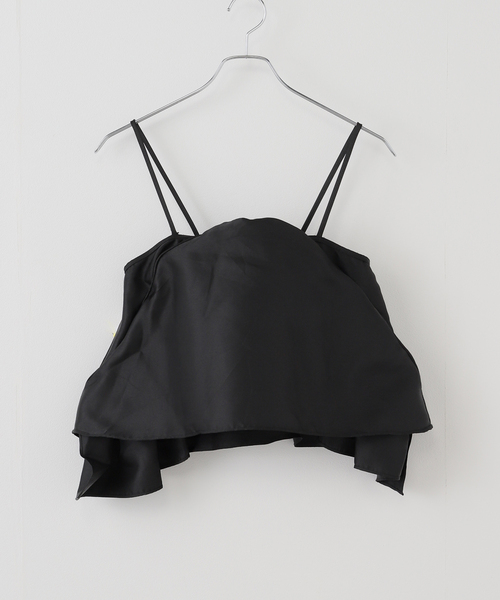 MARQUES ALMEIDA（マルケスアルメイダ）の「【MARQUES ALMEIDA/マルケスアルメイダ】FRONT FRILL TOP（シャツ/ブラウス・レディース・ブラック・FREE）」の4枚目の写真