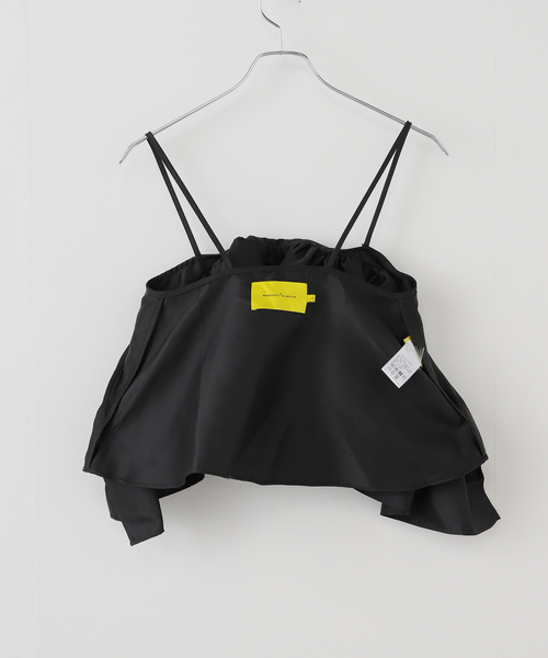 MARQUES ALMEIDA（マルケスアルメイダ）の「【MARQUES ALMEIDA/マルケスアルメイダ】FRONT FRILL TOP（シャツ/ブラウス・レディース・ブラック・FREE）」の5枚目の写真