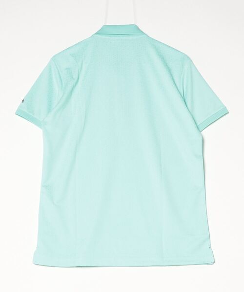 le coq sportif GOLF(ルコックスポルティフゴルフ)の「【le coq sportif GOLF】吸汗速乾/UVカットストレッチトライアングルジャガード半袖シャツ ゴルフウェア(ポロシャツ・メンズ・グリーン/ホワイト/ネイビー・L/XL/M/3L)」の22枚目の写真