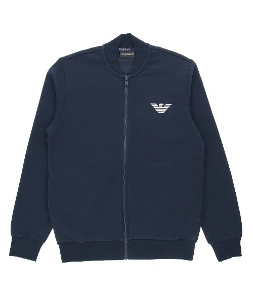 EMPORIO ARMANI ICONIC TERRY FULLZIP SWEATSHIRT フルジップ スウェット ラウンジウェア EUサイズ 54095717