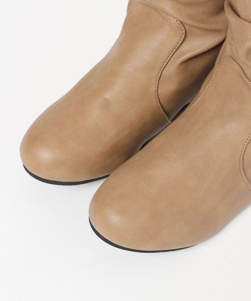 3.3 Field Trip （3.3フィールドトリップ）の「3.3 Field Trip／レザースラウチブーツ（ブーツ・レディース・ブラック/ベージュ・LARGE/MEDIUM）」の15枚目の写真