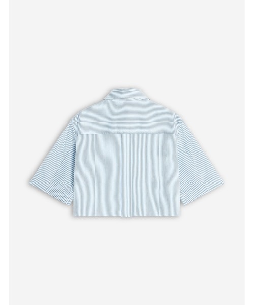 Maison Kitsune（メゾンキツネ）の「BOXY CROPPED SHIRT（シャツ/ブラウス・レディース・ライトブルー・34/36/38）」の2枚目の写真