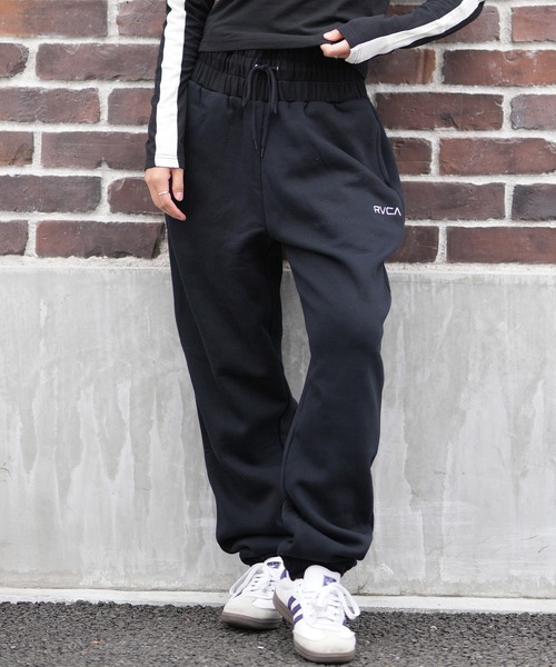 RVCA(ルーカ)の「RVCA/ルーカ BOXER SWEAT RVCA LONG PNT スウェットパンツ BF044-P70(その他パンツ・レディース・グレー/ブラック/ブラック系その他・M/S)」の1枚目の写真