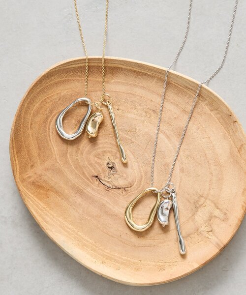 Jena espace merveilleux（ジェナ　エスパスメルヴェイユ）の「マルチチャームネックレス（リング・レディース・ゴールド/シルバー・FREE）」の4枚目の写真