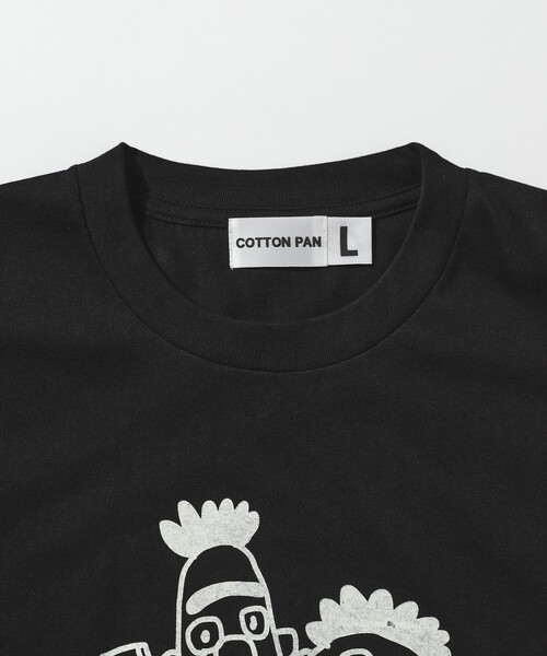 cotton pan（コットンパン）の「COTTON PAN/コットンパン ベストフレンズ フロントプリントTシャツ / CP25SS-FH007（Tシャツ/カットソー・メンズ・ブラック/ホワイト・M/L）」の18枚目の写真