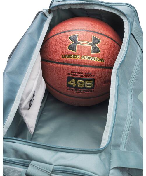 UNDER ARMOUR（アンダーアーマー）の「UAアンディナイアブル5.0 ダッフルバッグ Mサイズ（ライフスタイル/メンズ/レディース）（ボストンバッグ・レディース・パープル系・ONESIZE）」の4枚目の写真