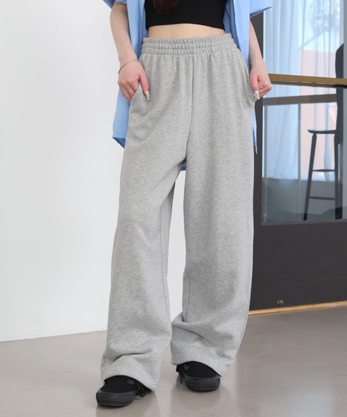 WEGO/【26年春新色追加☆】スウェットワイドパンツ（スウェットパンツ