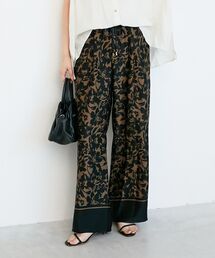 le.coeur blanc | パネルフラワープリントパンツ(その他パンツ)