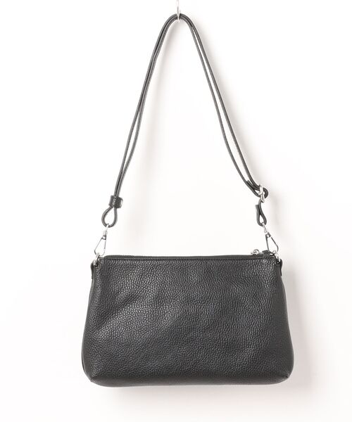 RIPANI(リパーニ)の「【RIPANI】シュリンクレザーハンドバッグ(Q56374)(ハンドバッグ・レディース・ライトグレー/ブラック・ALL)」の3枚目の写真