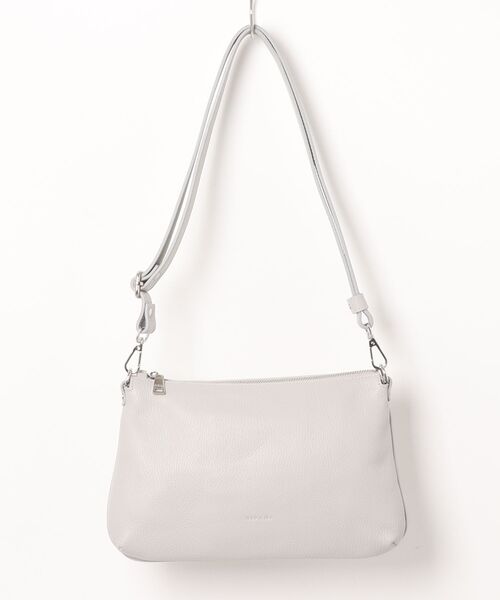 RIPANI(リパーニ)の「【RIPANI】シュリンクレザーハンドバッグ(Q56374)(ハンドバッグ・レディース・ライトグレー/ブラック・ALL)」の9枚目の写真