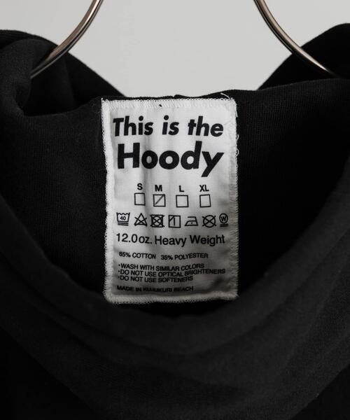 THE GOODLAND MARKET（ザグッドランドマーケット）の「That’s　The Hoody（パーカー・メンズ・グレー/ブラック・MEDIUM/X-LARGE/LARGE）」の12枚目の写真