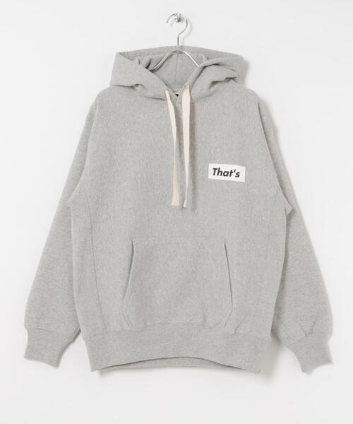 THE GOODLAND MARKET（ザグッドランドマーケット）の「That’s　The Hoody（パーカー・メンズ・グレー/ブラック・MEDIUM/X-LARGE/LARGE）」の4枚目の写真