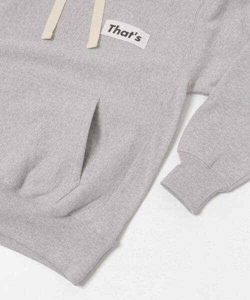 THE GOODLAND MARKET（ザグッドランドマーケット）の「That’s　The Hoody（パーカー・メンズ・グレー/ブラック・MEDIUM/X-LARGE/LARGE）」の6枚目の写真