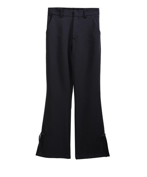 Fit more(フィットモア)の「サイドスリットリボンフレアパンツ(その他パンツ・レディース・ベージュ/ネイビー/ブラック・S/PS/M)」の22枚目の写真