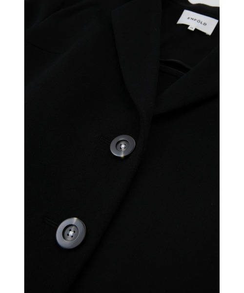 ENFOLD（エンフォルド）の「立体テーラージャケット（テーラードジャケット・レディース・ブラック・38/36）」の7枚目の写真