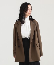 Demi-Luxe BEAMS（デミルクス ビームス）の「ダブルクロス ロング ジャケット（テーラードジャケット）」