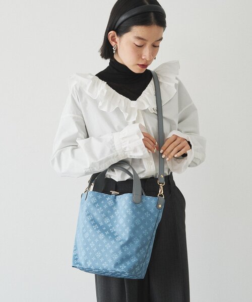 ナイロンジャガード2WAYミニトートバッグ（トートバッグ）｜russet