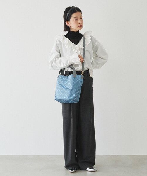 ナイロンジャガード2WAYミニトートバッグ（トートバッグ）｜russet