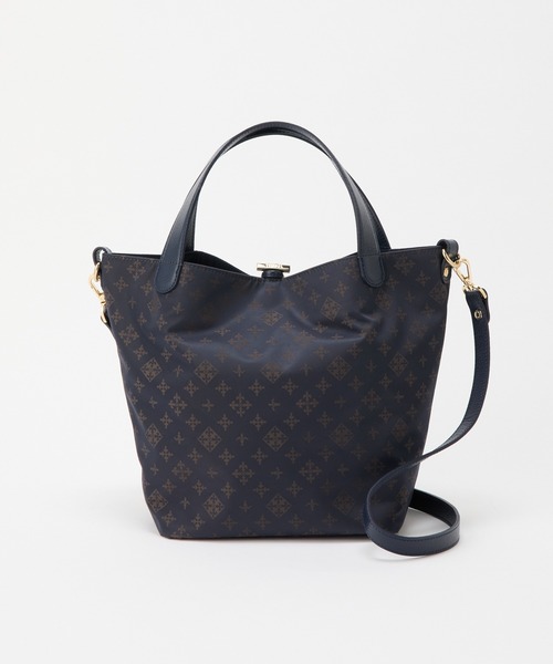 ナイロンジャガード2WAYミニトートバッグ（トートバッグ）｜russet